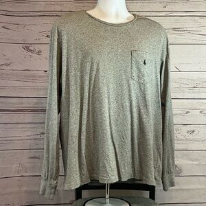 Polo by Ralph Lauren Gray Long Sleeve Tee